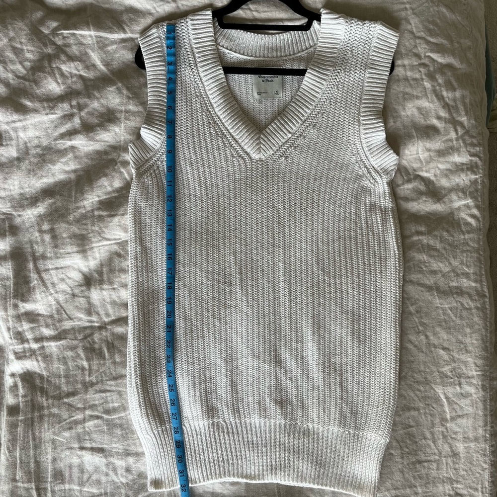 Abercrombie Sleeveless Vest Sweater Dress Size XS - Picture 7 of 10